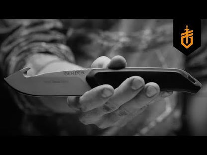 Gerber Moment Fixed Blade Gut Hook Knife – Full Tang Hunting Knife