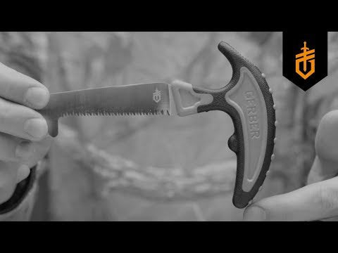 Gerber Vital Pack Saw – High-Visibility Orange Hunting Bone Saw