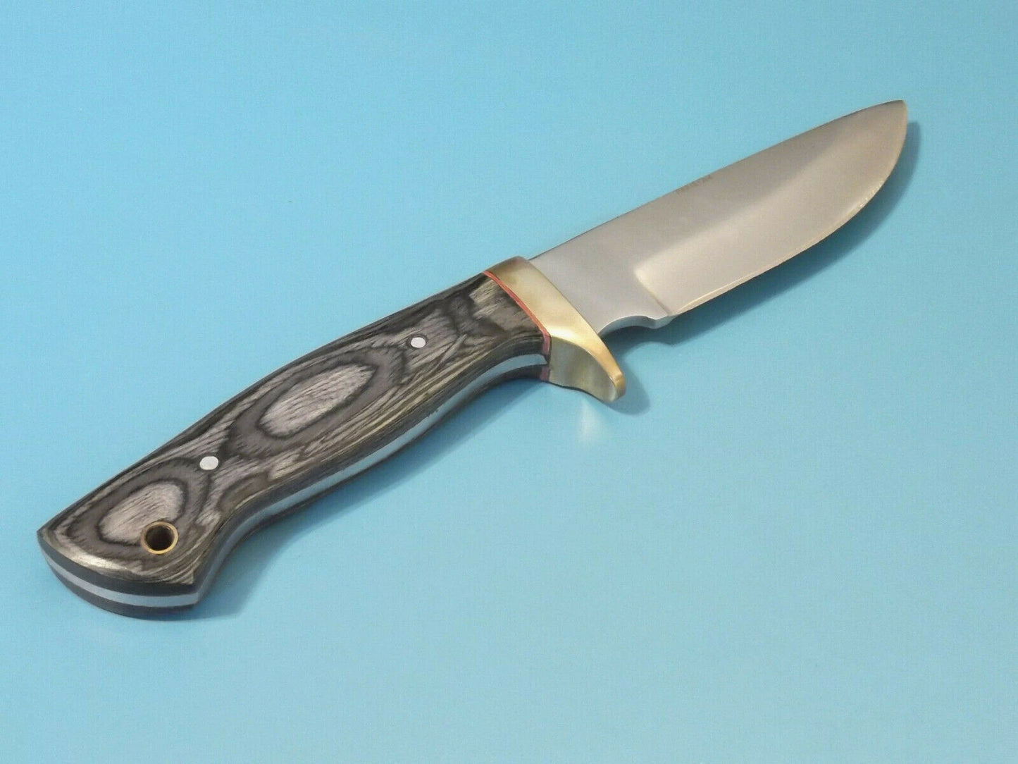 Pakistan 3361BK Black Pakkawood Hunter Drop Point
