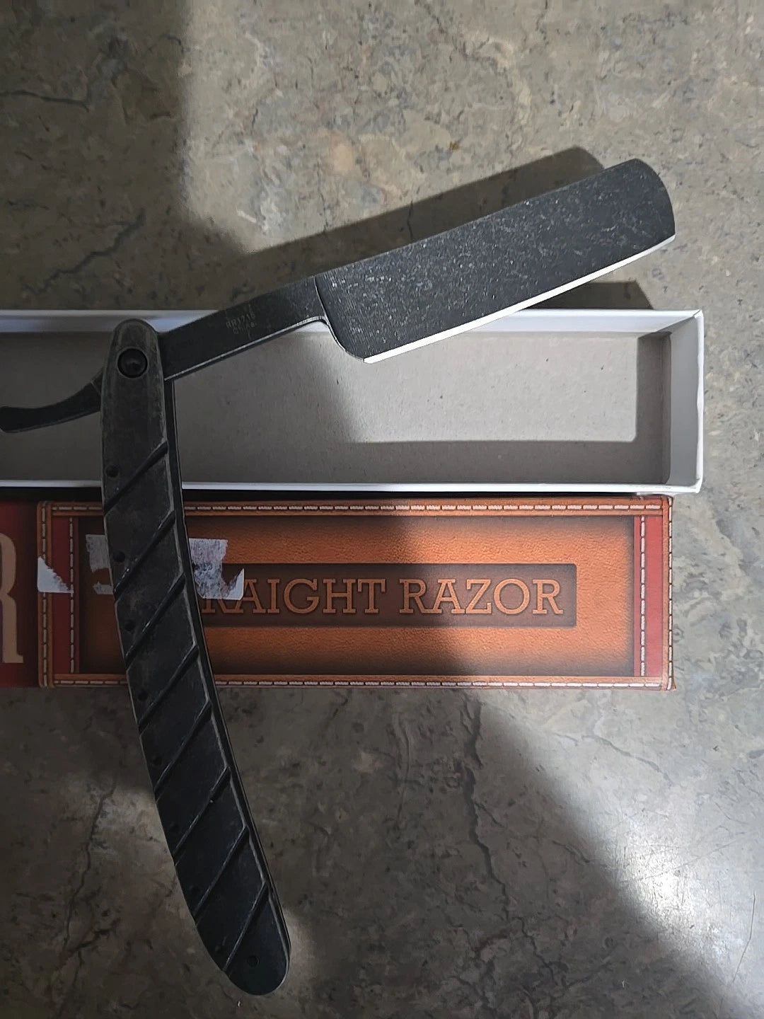 Rough Rider 1715 Stonewashed Razor with Stainless Handle

