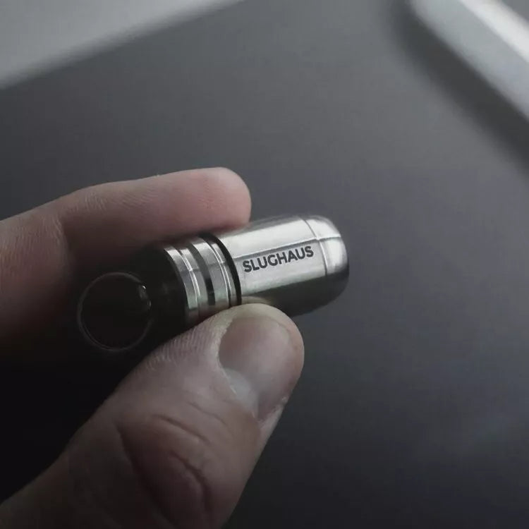 Slughaus 013 BULL3T Micro Flashlight Titani
