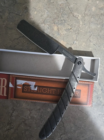 Rough Rider 1715 Stonewashed Razor with Stainless Handle
