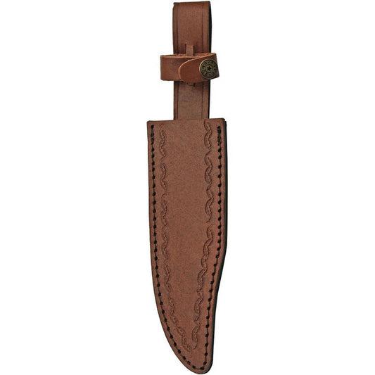 Pakistan 203421BK Mountain Lion Satin Fixed Blade Knife Black Handles

