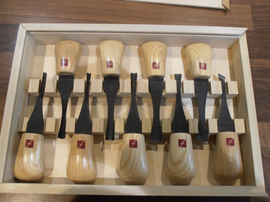 Flexcut FR405 9 Piece Deluxe Wood Carving Palm Set
