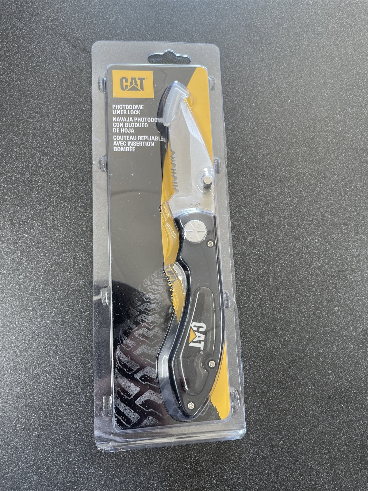 CAT by KutMaster Hi-Tech Liner Lock Folding Knife 91-C80CP – image 1