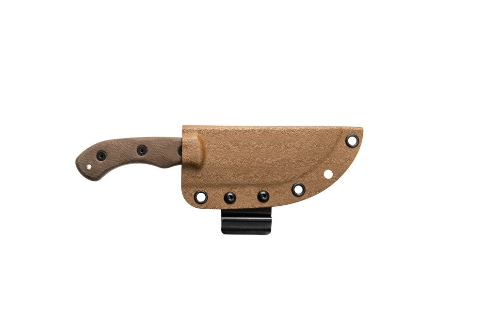 TOPS Tom Brown Tracker T-4 survival knife, tan TBT04TAN
