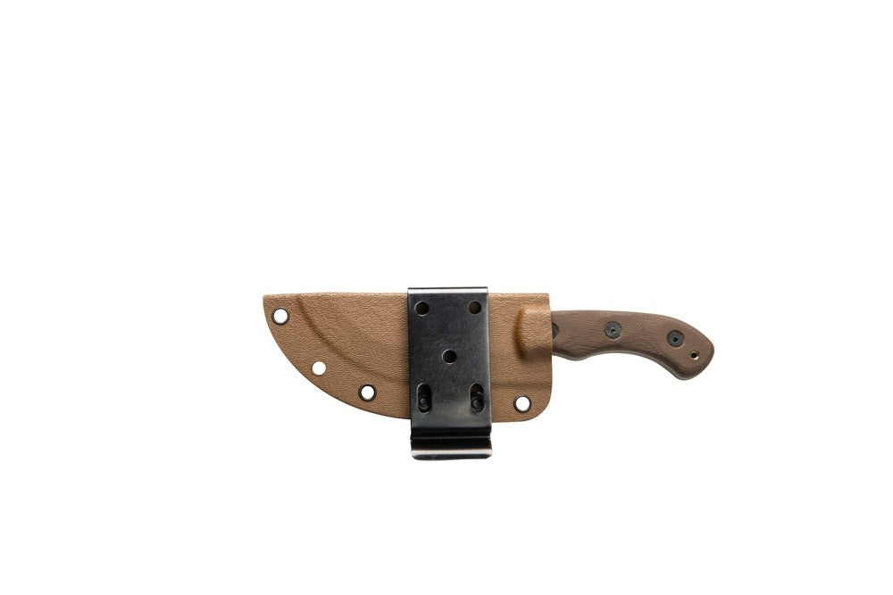 TOPS Tom Brown Tracker T-4 survival knife, tan TBT04TAN
