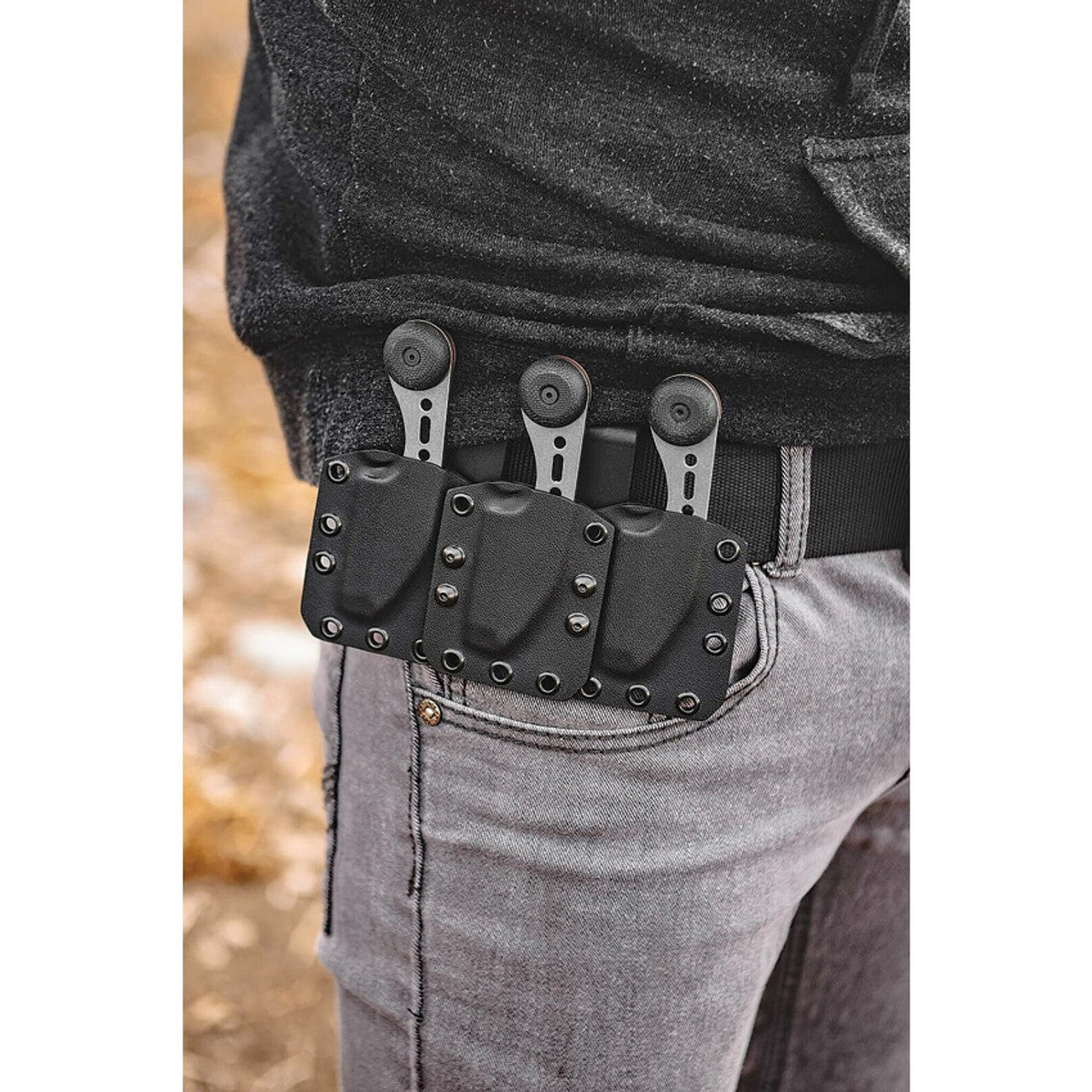 TOPS 3 Bros Combo Pack- Blk Micarta (2" 1095)
