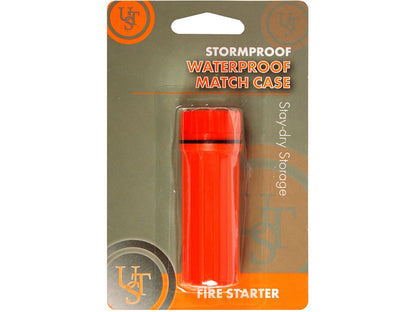 UST Waterproof Match Case with Striker, Orange 20-310-009 – image 3