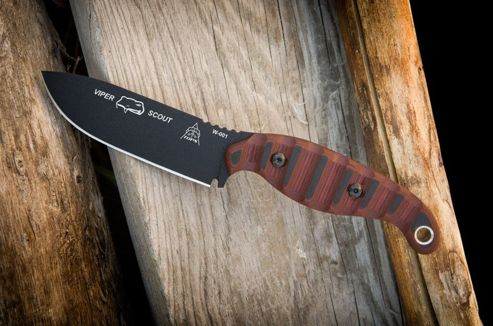 TOPS Viper Scout Red/Black G-10
