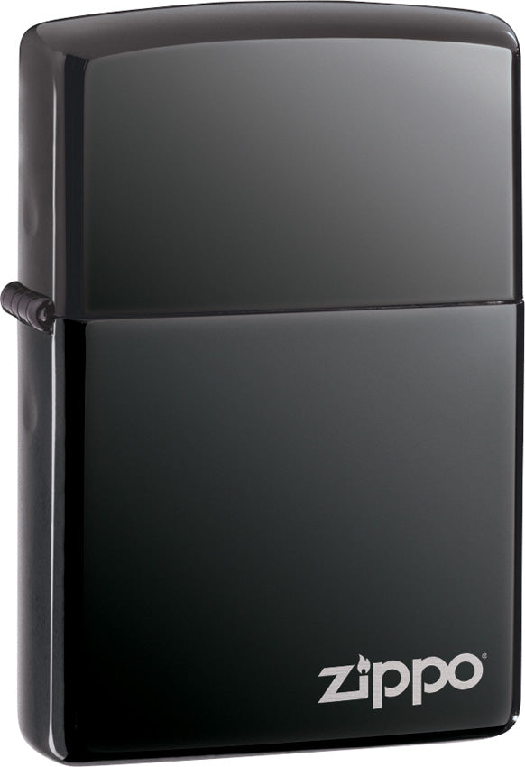 Zippo Black Ice With Logo
