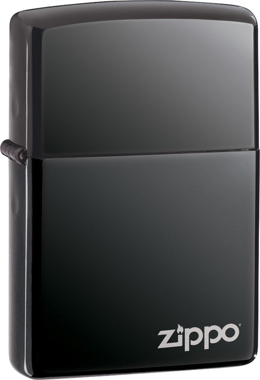 Zippo Black Ice With Logo
