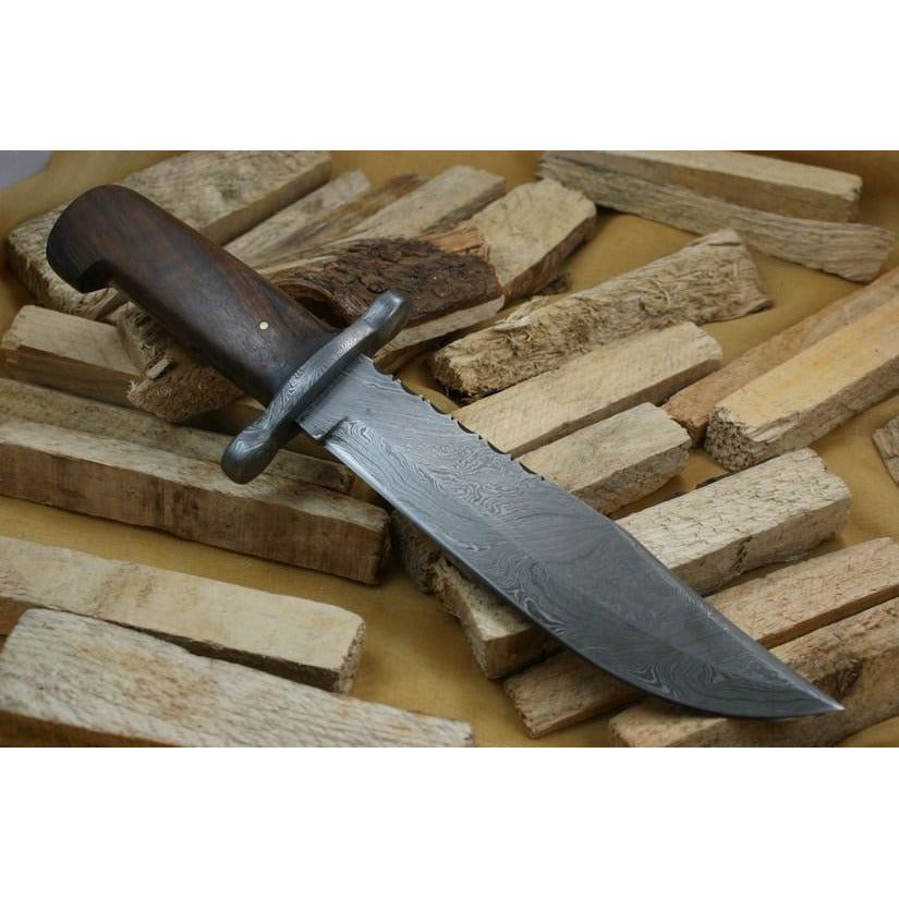 Custom Handmade Hunting Knife With Leather Sheath by Knife King