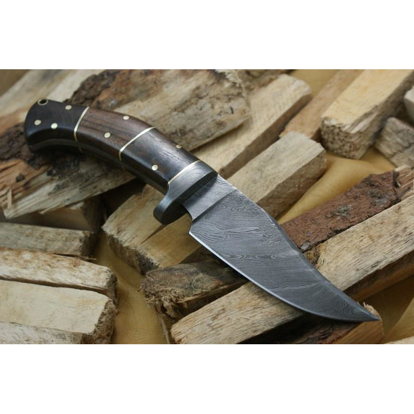 Custom Handmade Hunting Knife With Leather Sheath by Knife King