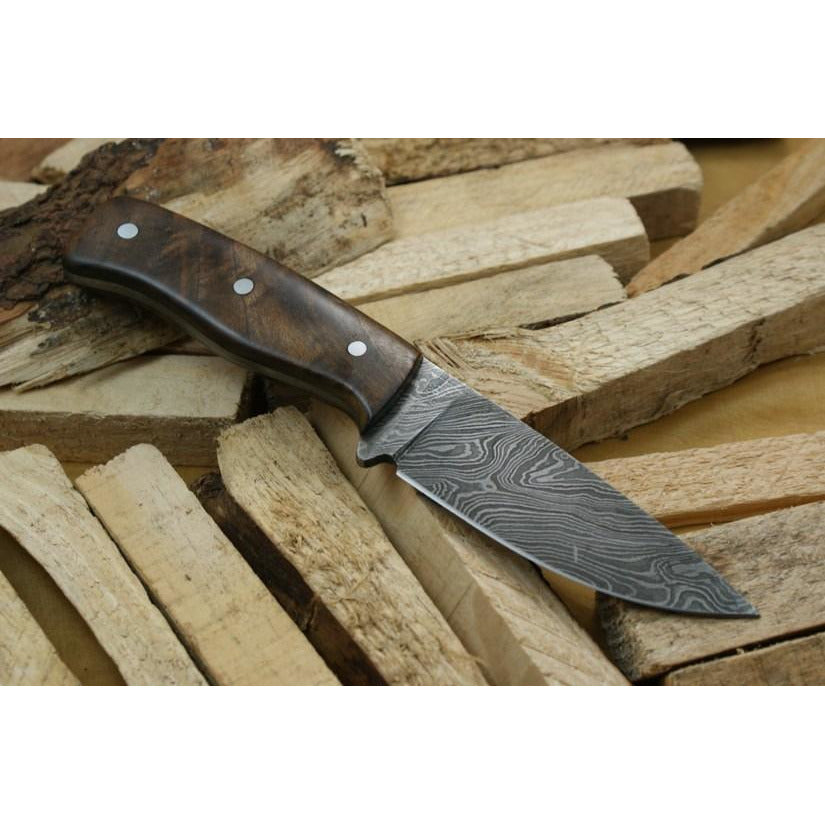 Custom Handmade Hunting Knife With Leather Sheath by Knife King
