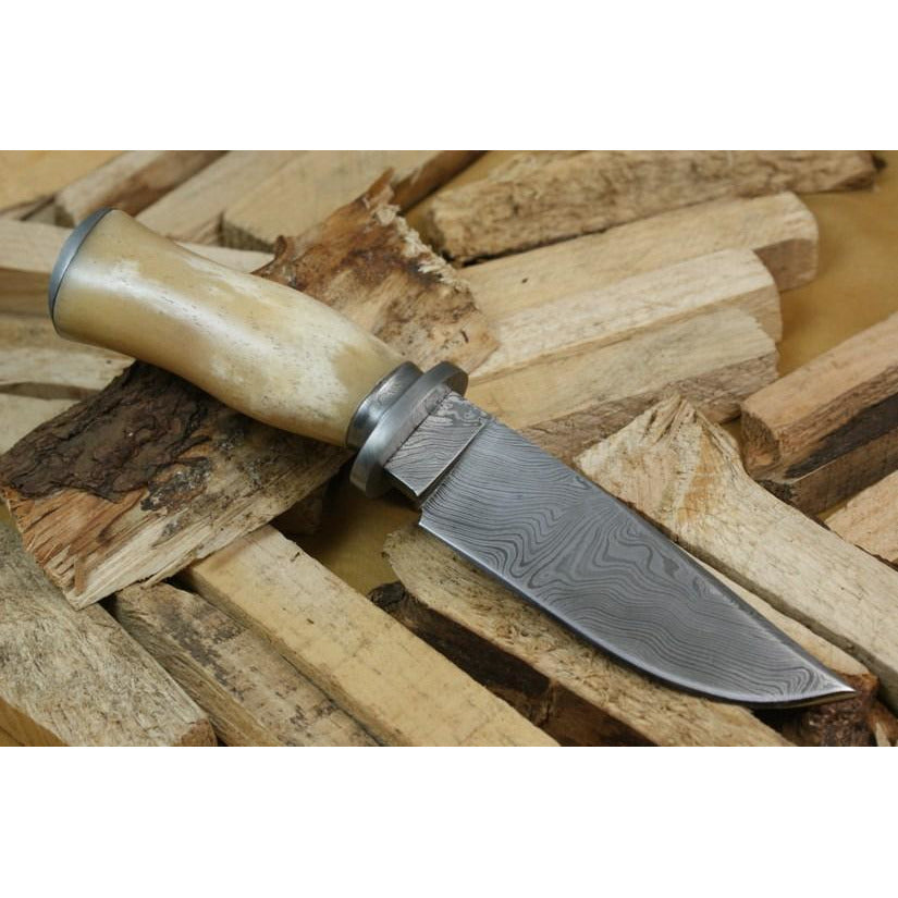 Custom Handmade Hunting Knife With Leather Sheath by Knife King