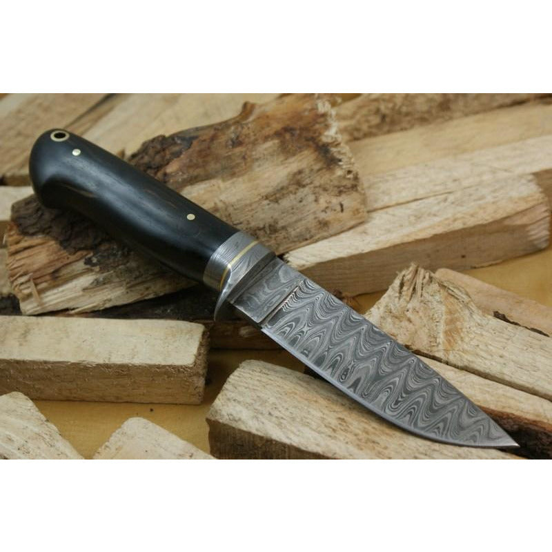 Custom Handmade Hunting Knife With Leather Sheath by Knife King
