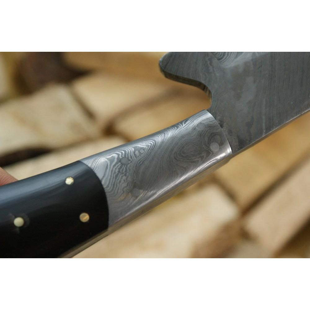 Custom Handmade Hunting knife With Leather Sheath by Knife King