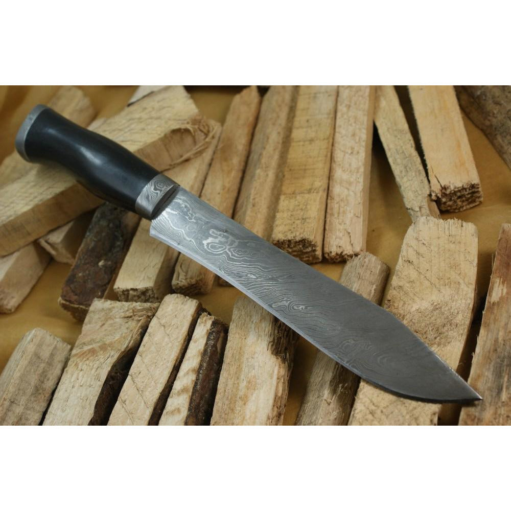 Custom Handmade Bowie Knife With Leather Sheath by Knife King