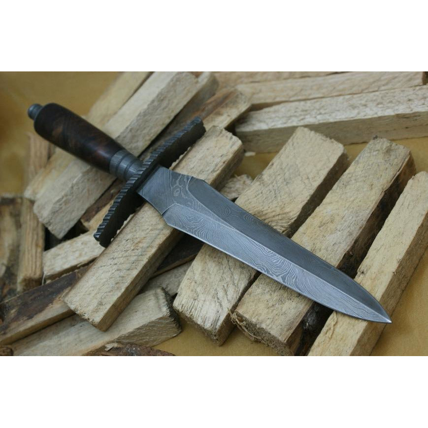 Custom Handmade Hunting Knife With Leather Sheath by Knife King