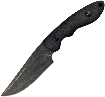 ABKT Tac 004B Shadow Predator Knife Fixed Blade with Black G10 Handle