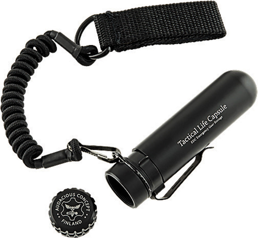 AuCon KT5 Tactical Life Capsule AC-ALU-KT5-BLK