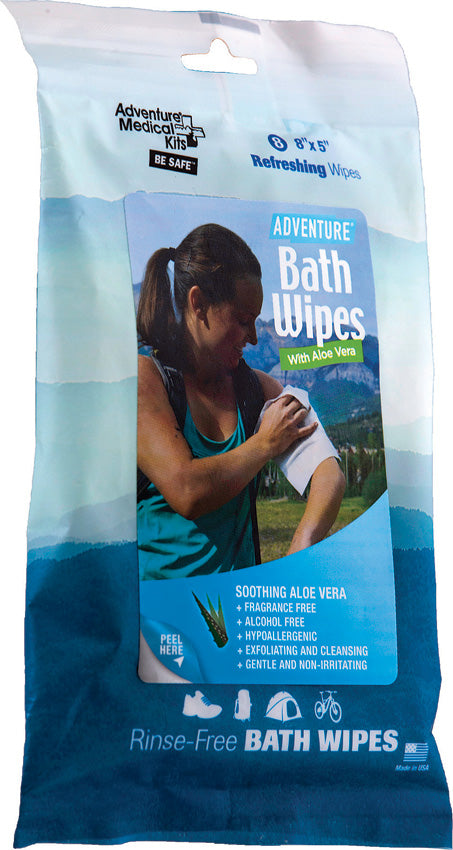 Adventure Medical Travel Bath Wipes 0170-0304