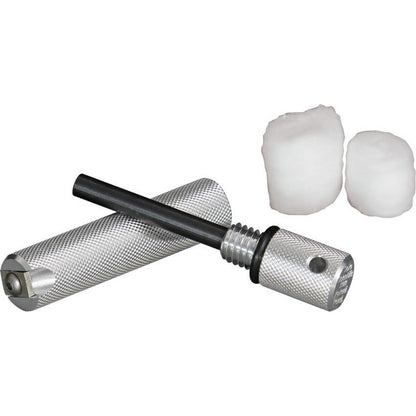 Aurora Fire Starters 440CSRP Fire Starter 440C with Knurled Silver Aluminum Casing
