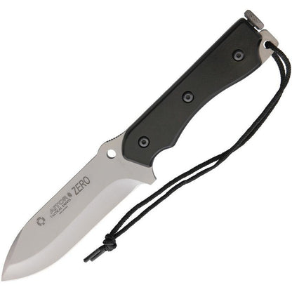 Aitor 16126 Zero Fixed Blade Knife with Black Phenolgraf Wood Handle
