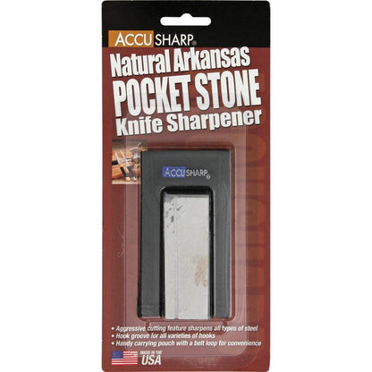 AccuSharp 024C Natural Arkansas Pocket Stone
