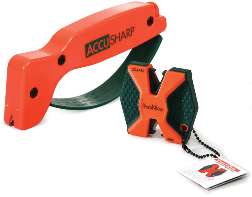 AccuSharp SharpNEasy Combo Orange 045C knife sharpener available at MJ Outdoors Gear UK