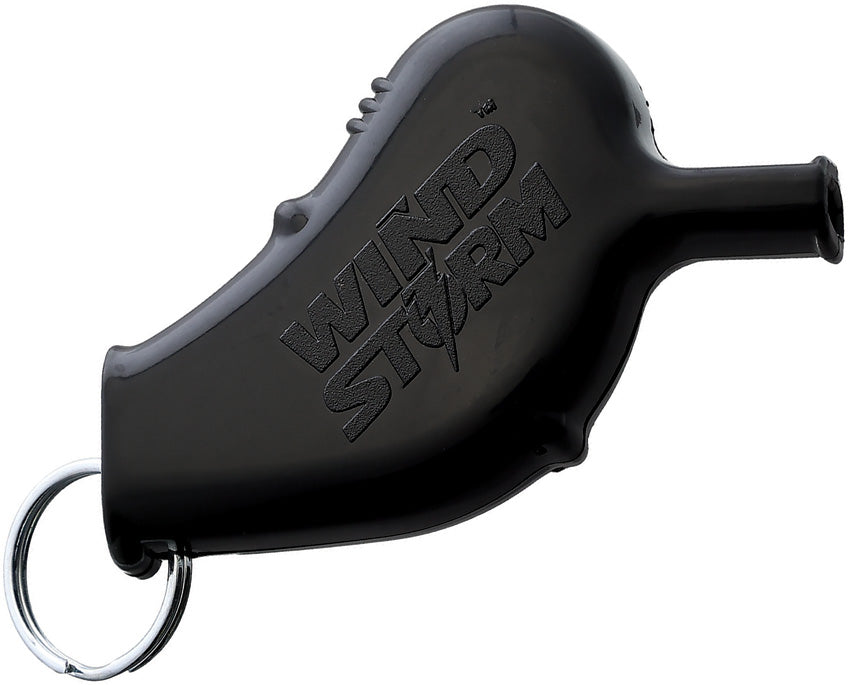 All Weather Safety Whistle 6BK Windstorm Safety Whistle Blk
