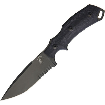 Bastinelli S04V2S R.E.D. V2 Fixed Blade Knife with Black G10 Handle
