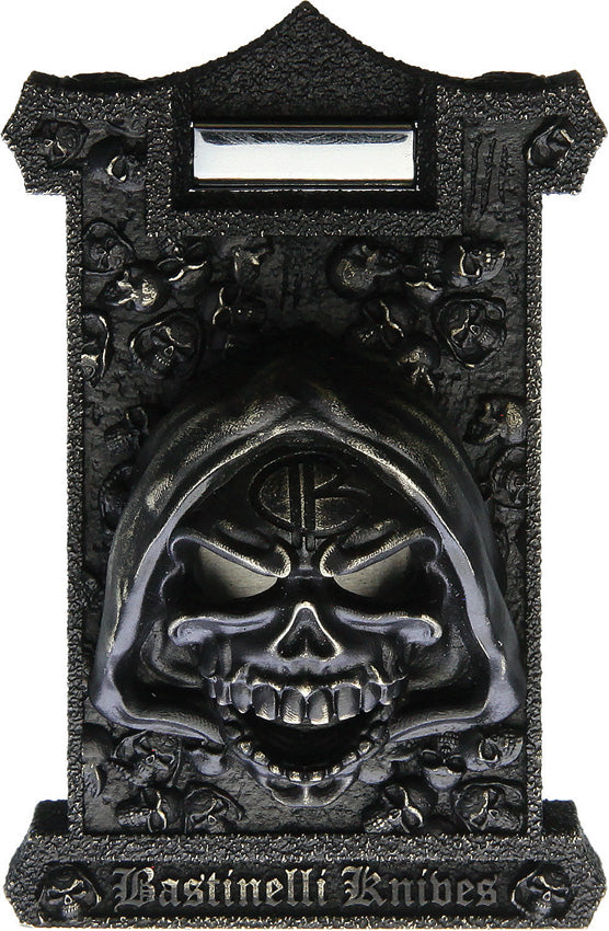 Bastinelli Creations2 Saints Tactical Custom Bronze Reaper Skull Guillotine Cigar Cutter shop now at Mjoutdoorsgear UK