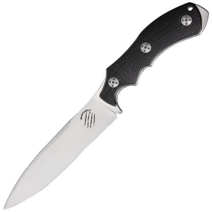 Bastinelli SRL RED Raptor Stonewash Finish Fixed Blade Knife
