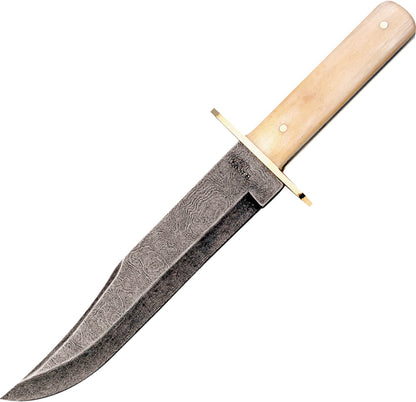 Bear & Son - FIXED - 9" - Clip Point - Damascus Steel - White Smooth Bone - Blade Guard - WSB02D : Hunting Fixed Blade Knives : Sports & Outdoors