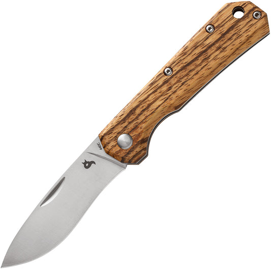 Black Fox Ciol Slip Joint Zebrawood 01FX893