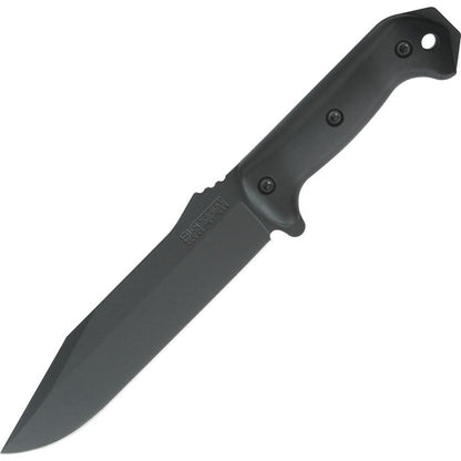 Ka-Bar Becker Combat Utility Fixed Blade Knife (7" Black Plain) BKR7
