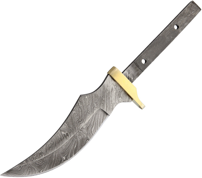 Knifemaking Knife Blade Damascus Upswept BL107
