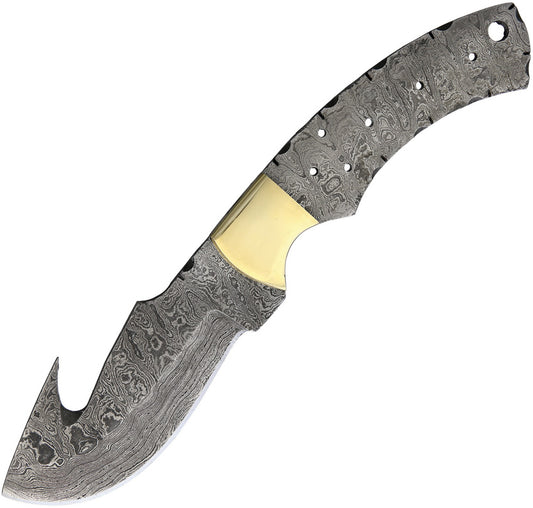 Knifemaking Knife Blade Guthook Damascus SM-APR-BL15