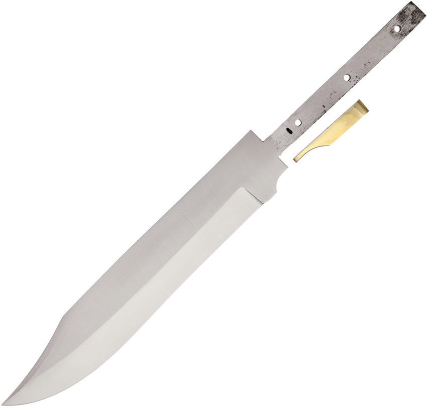 Blank 614 Bowie Blade Knife with Carbon Steel Construction Blade
