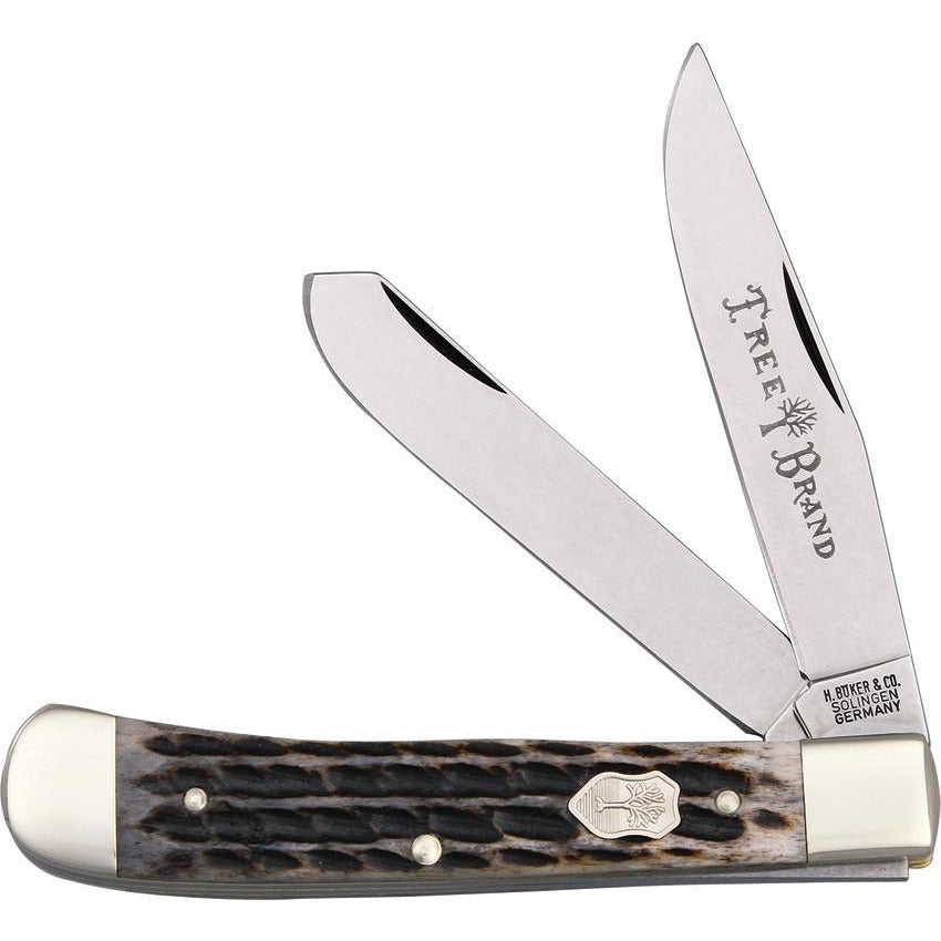 Boker Trapper Appaloosa Bone