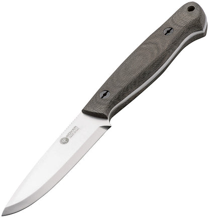 Boker Arbolito Bushcraft Micarta Knife With Leather Sheath
