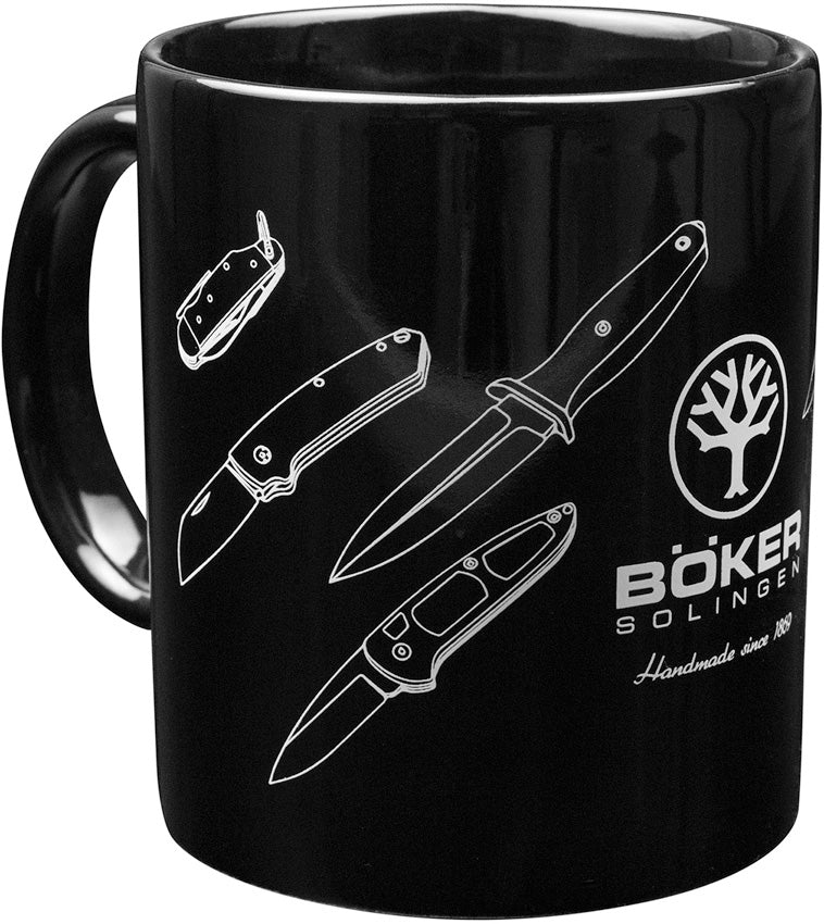 Boker Ceramic Mug Black 09BO186