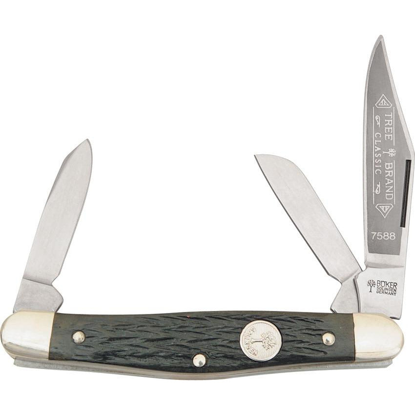 Boker Stockman Green Bone