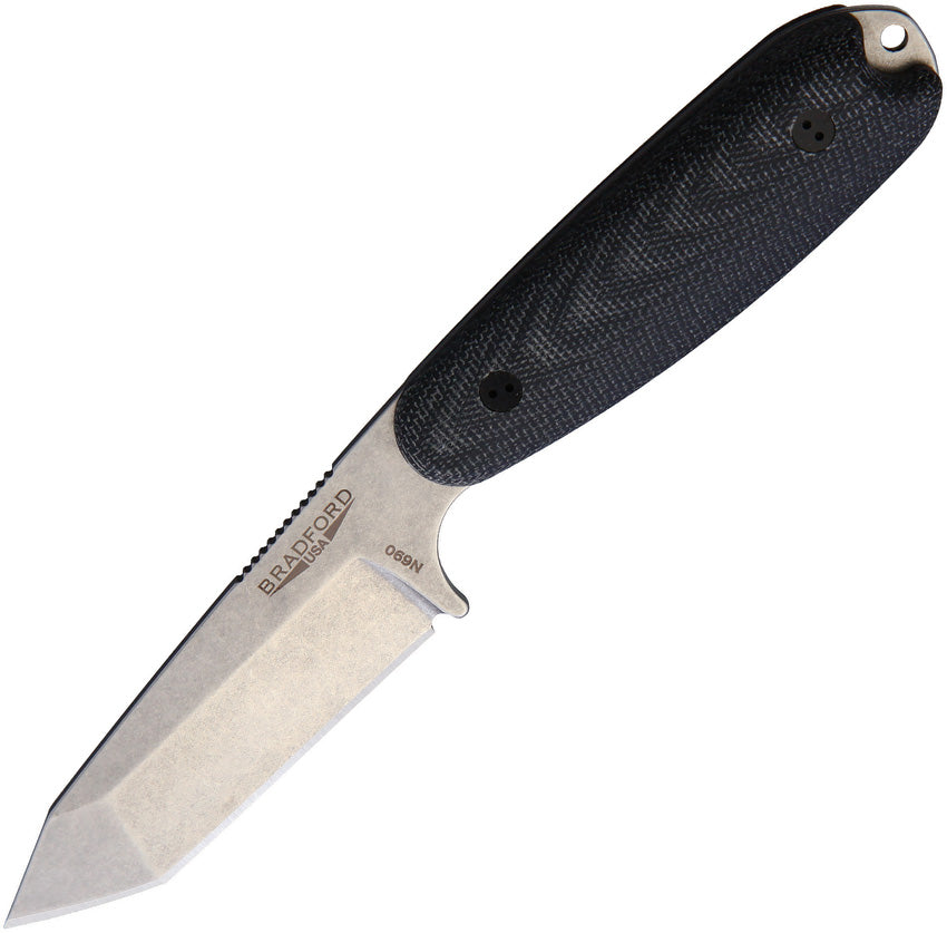 Bradford Knives Guardian 3.5 Tanto 3D Black 3.5T-101-N690