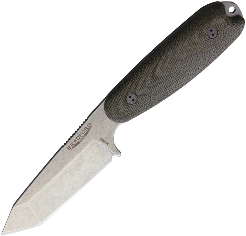 Bradford Knives Guardian 3.5 Tanto 3D Green 3.5T-102-N690