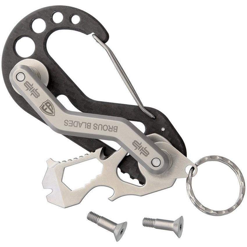Brous Blades Carbon Fiber Keybiner CF KEYBINER - KEY HOLDER/CARAB