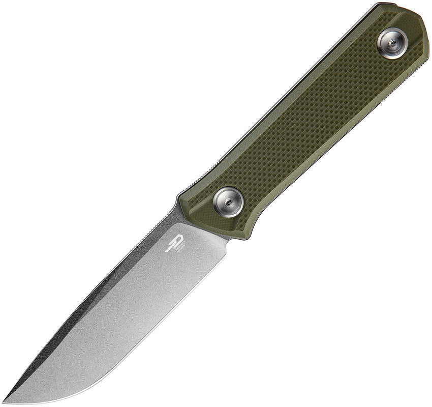 Bestech Knives Hedron Fixed Blade Green BFK02B