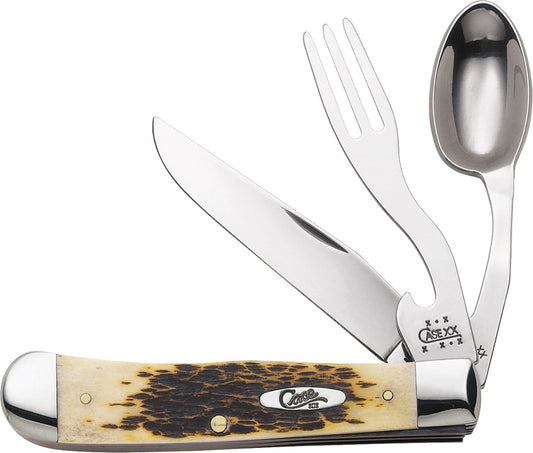 Case Cutlery Hobo Amber Bone 00052